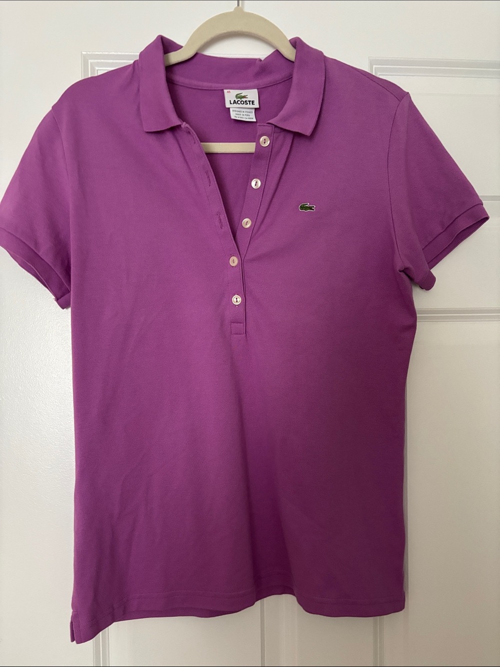 Lacoste Women’s Purple Polo Shirt